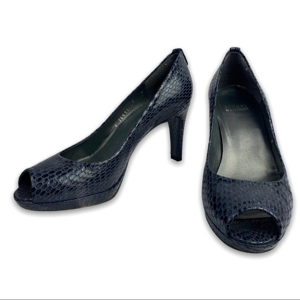 Stuart Weitzman | Logoplainfield Snake-Print Pump